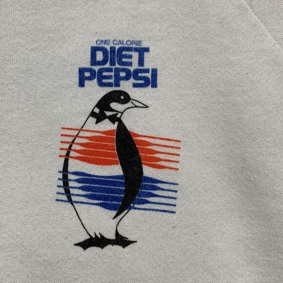 Vintage 1990 Diet Pepsi Crewneck Sweatshirt Size L Unisex - Picture 4 of 7
